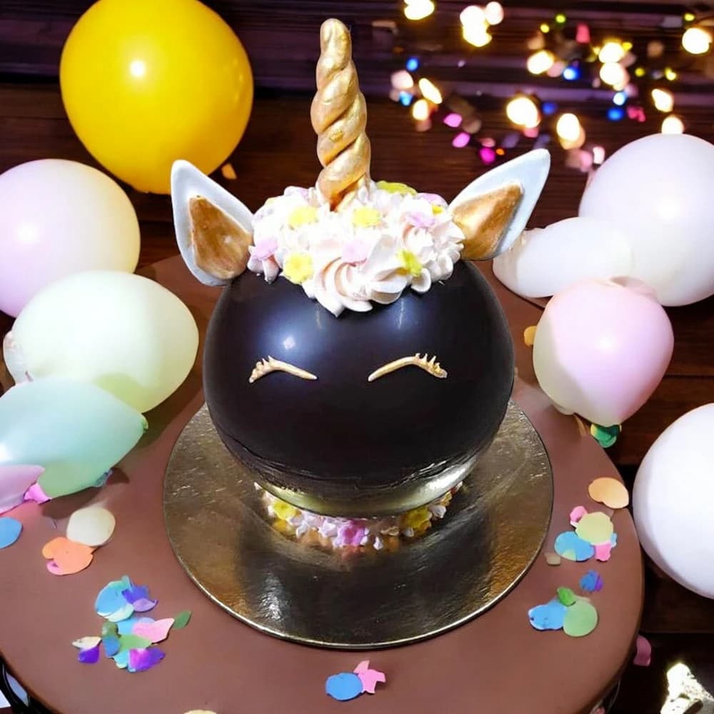 Unicorn Pinata Cake view 1