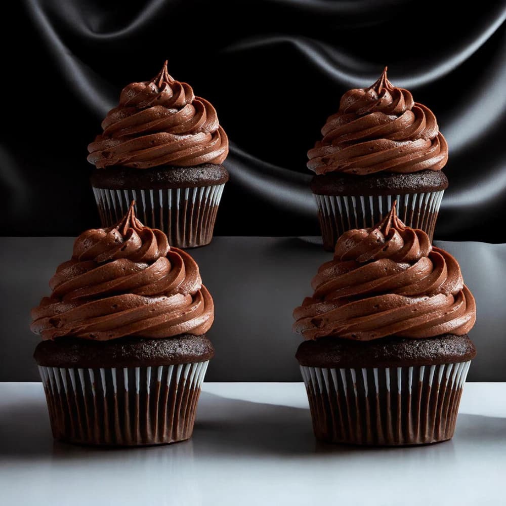 4 Chocolate Cupcake view 2