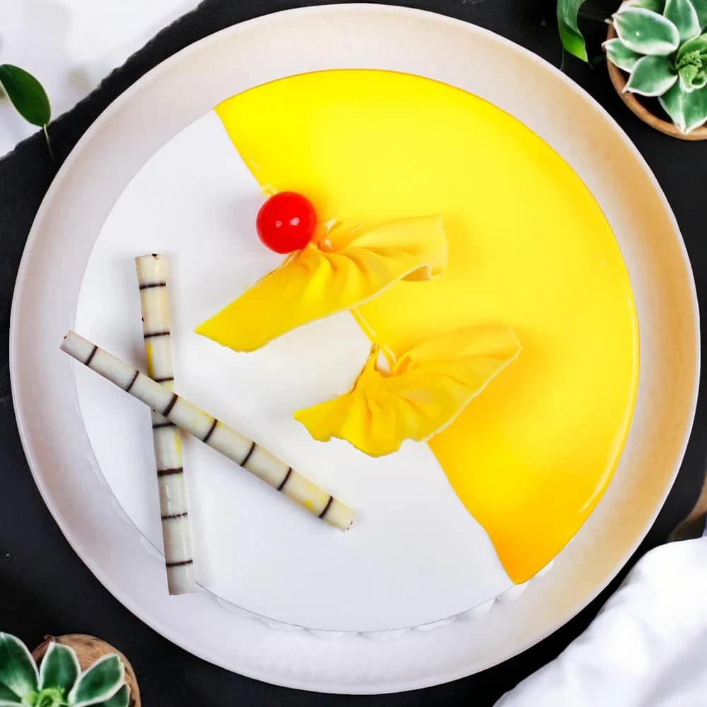 Exotic Blissful Mango Cake view 1