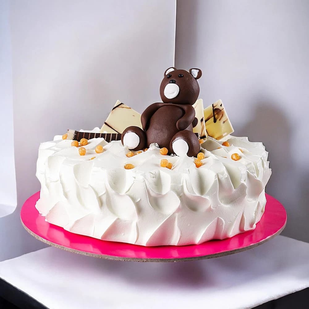 Butterscotch Teddy Cake view 1