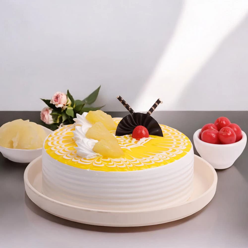 Tropical Bliss Pineapple Cake view 1