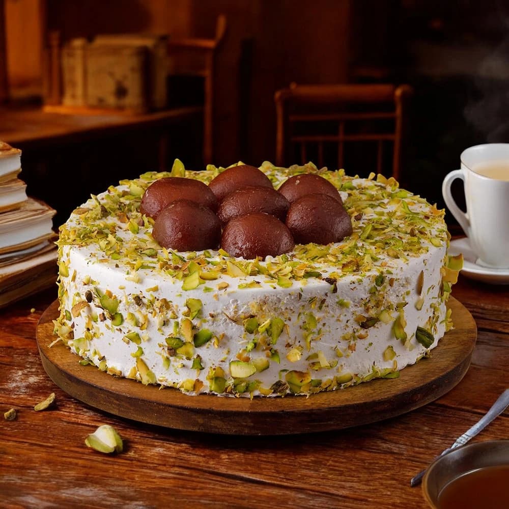 Yummy Gulab Jamun Cake view 3