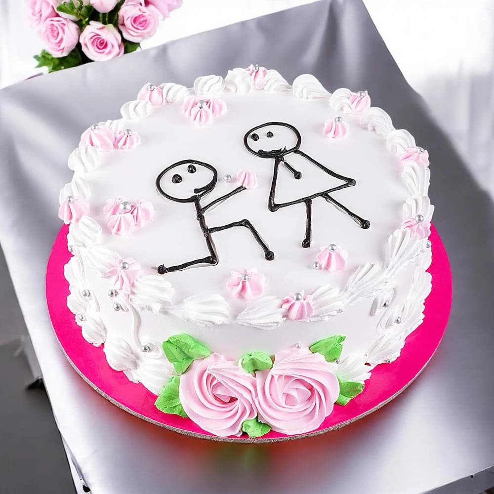 Always Together Vanilla Cake