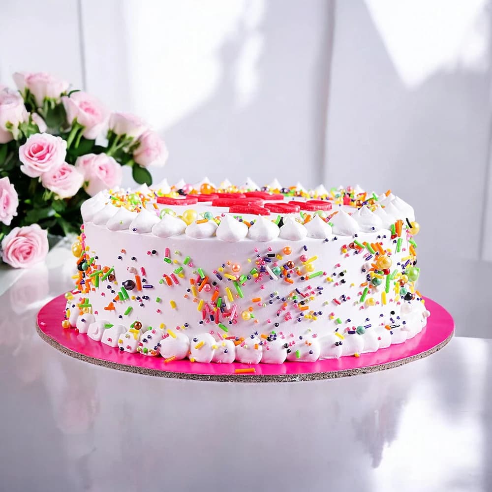 Love You Vanilla Cake view 2