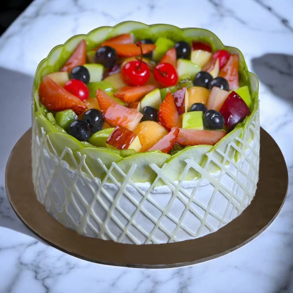 Mix Fruit Gateaux Cake view 1