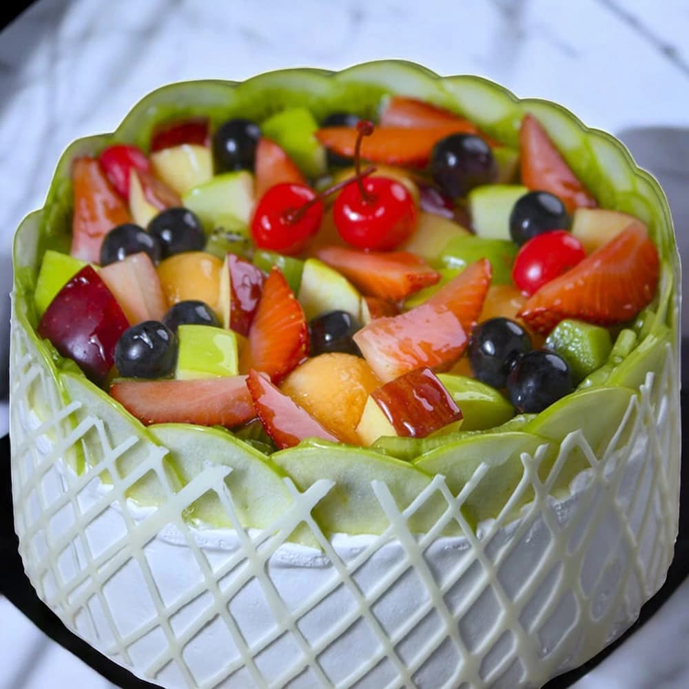 Mix Fruit Gateaux Cake view 2