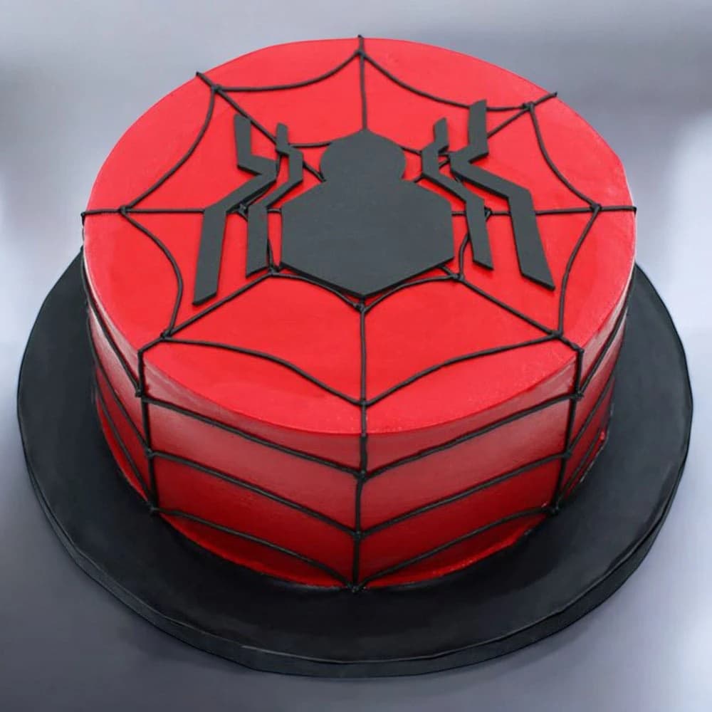 Spiderman Birthday Cake