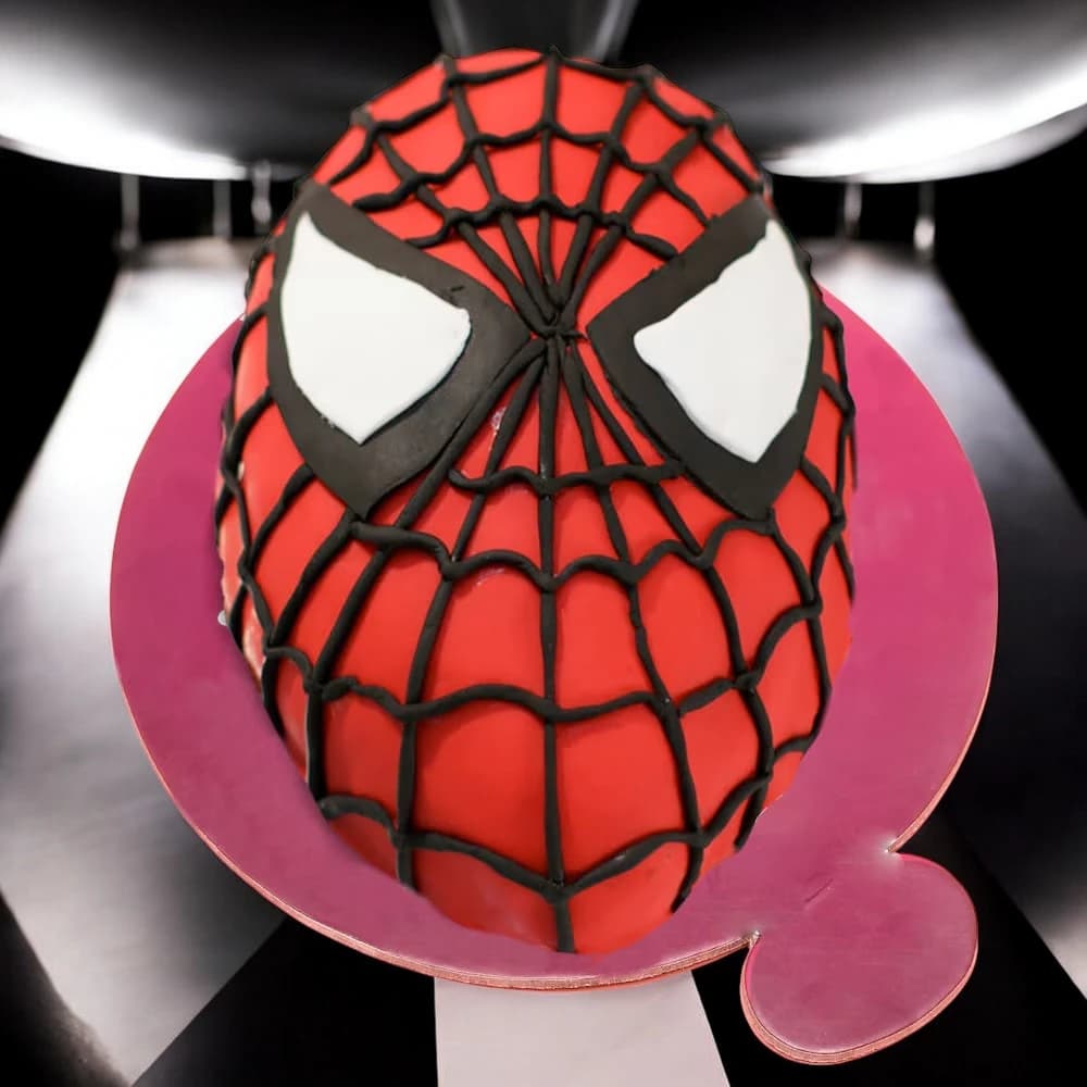 Delicious Spiderman Cake view 1