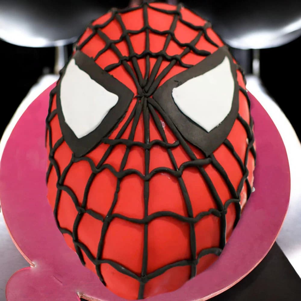 Delicious Spiderman Cake view 2