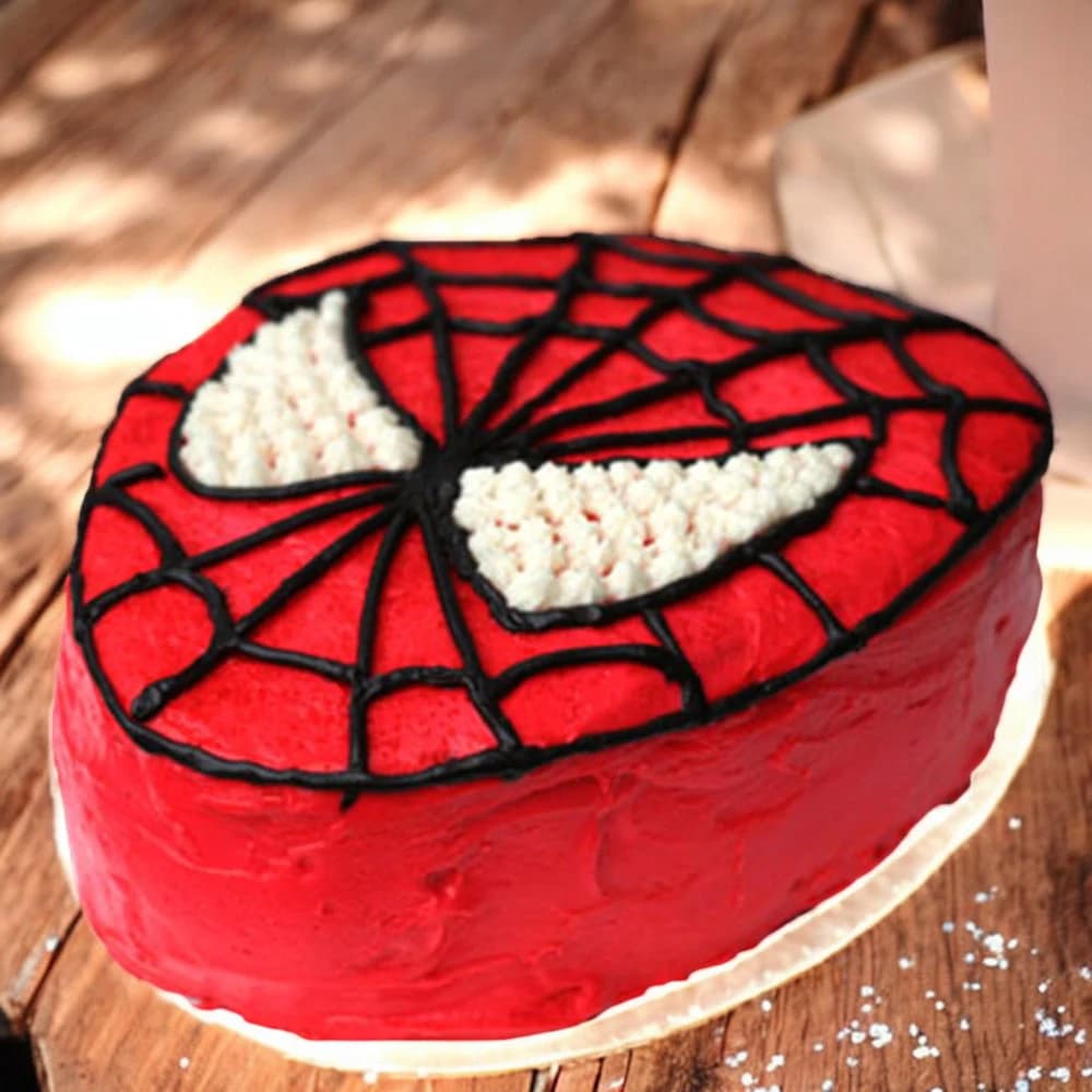 Luscious Spiderman Cake
