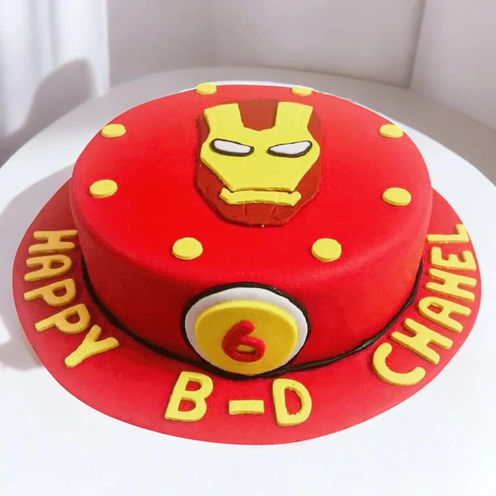 Iron Man Pineapple Birthday Cake