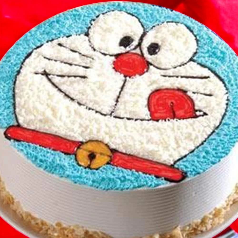 Doraemon cartoon cake