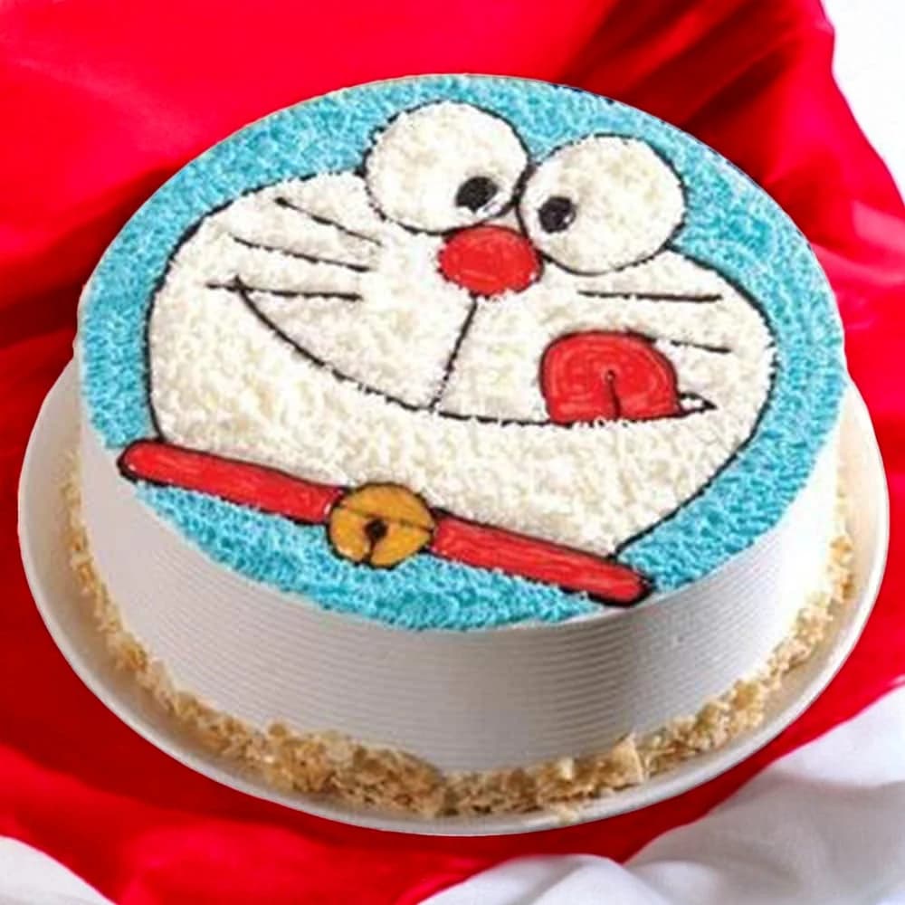 Doraemon cartoon cake view 1