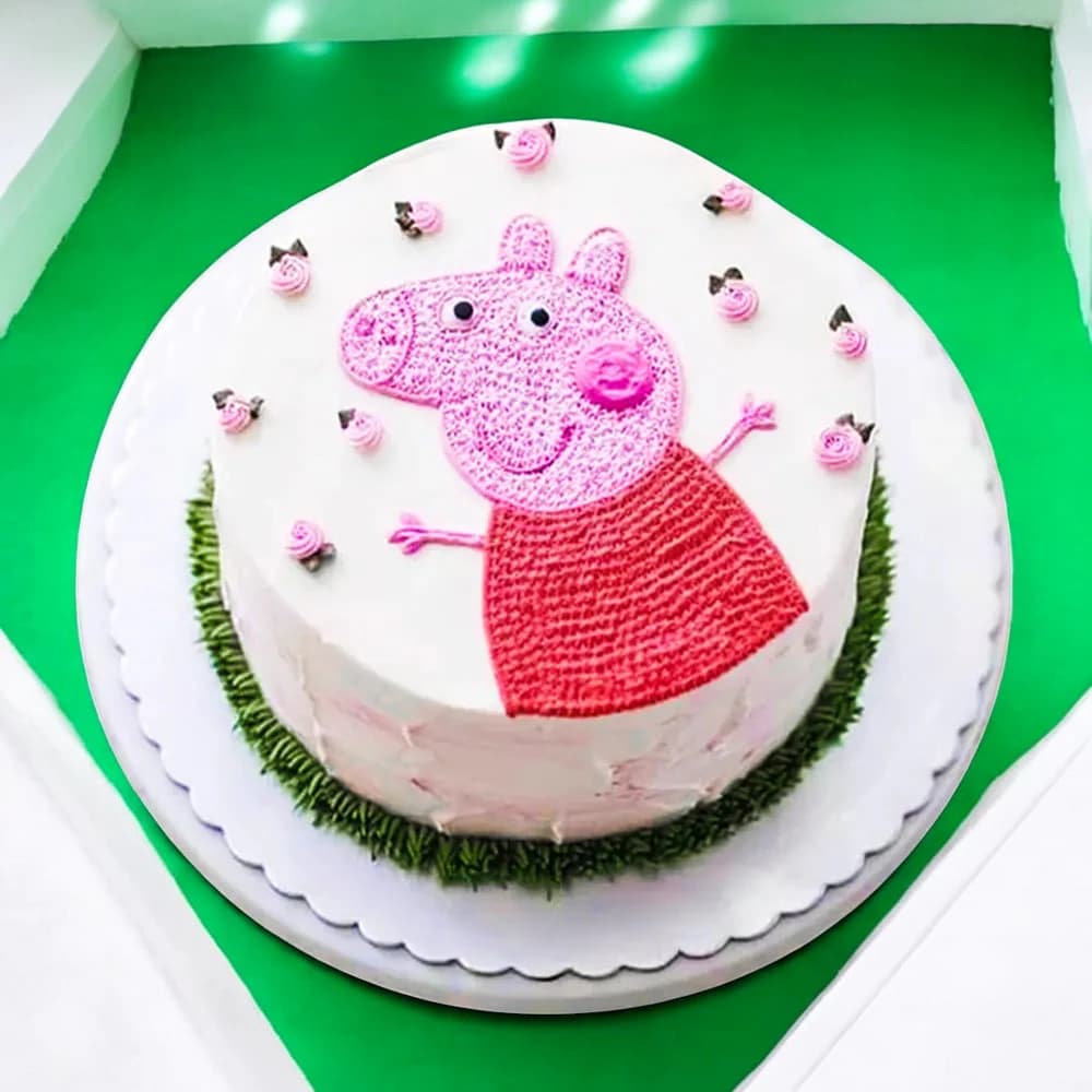 Peppa Pig Theme Cake