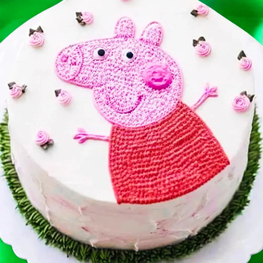 Peppa Pig Theme Cake view 1