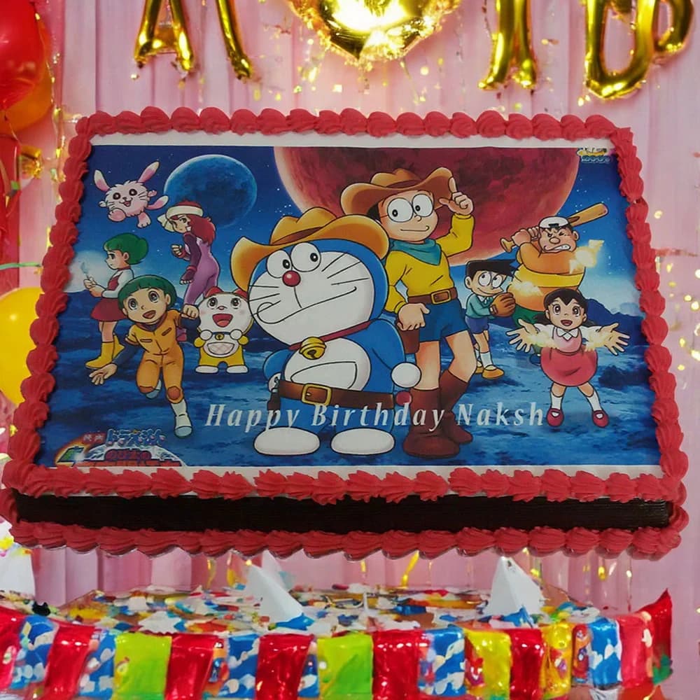 Doraemon photo cake