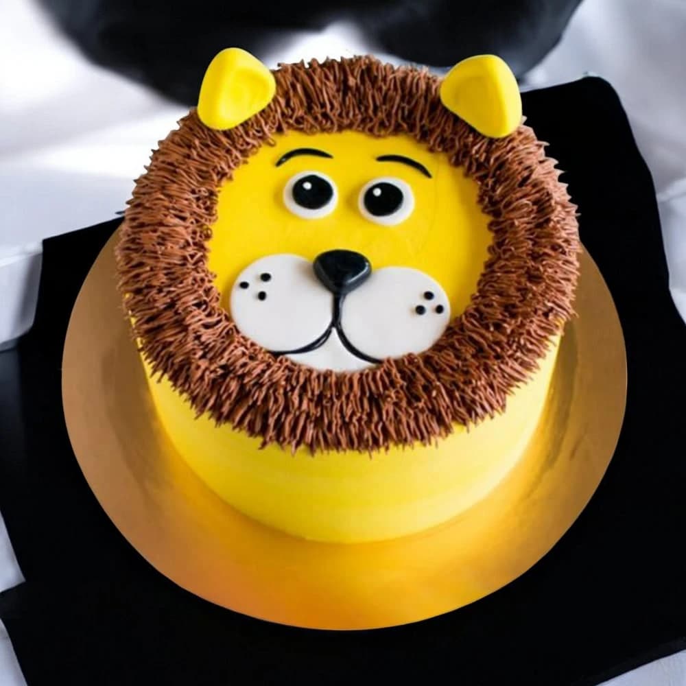 Lion Face Cake Theme