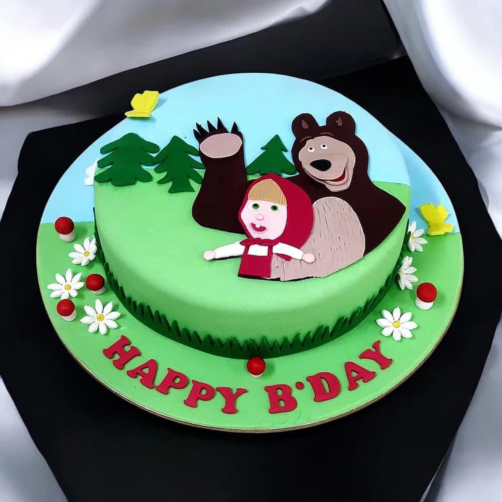 Masha And Bear Cake view 1