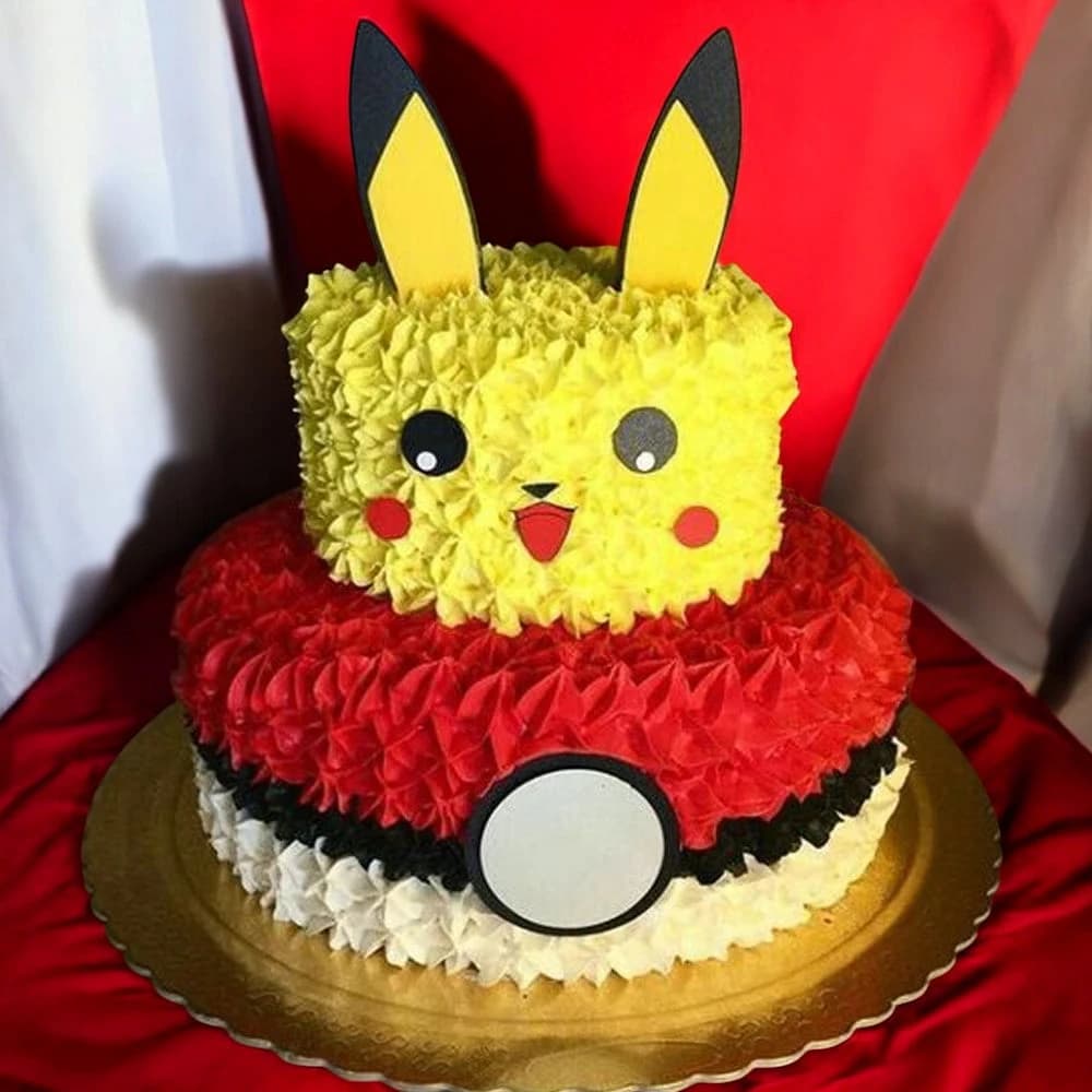 2 Layer Pokemon Cake