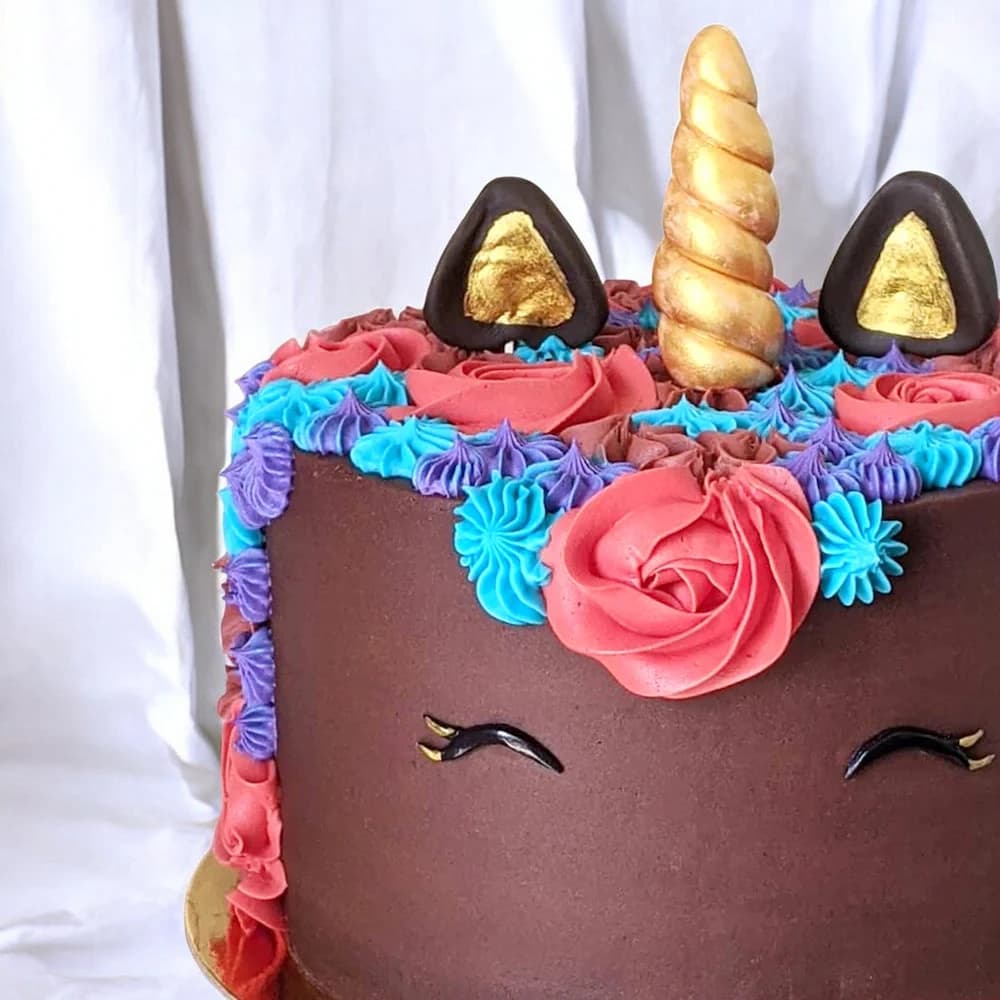 Chocolate Designer Unicorn Cake