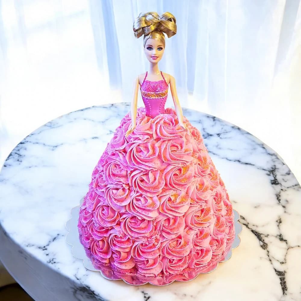 Glory Barbie Cake view 1