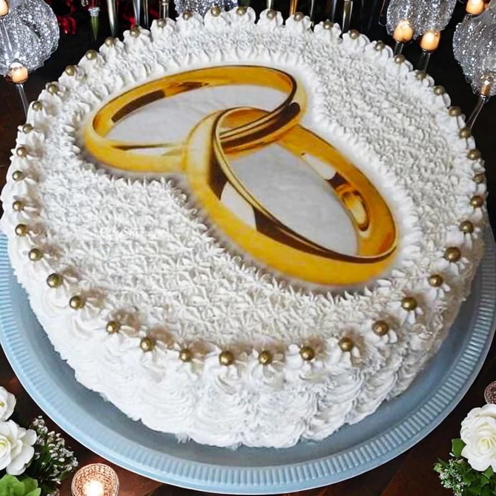Rings Shine Designer Cake
