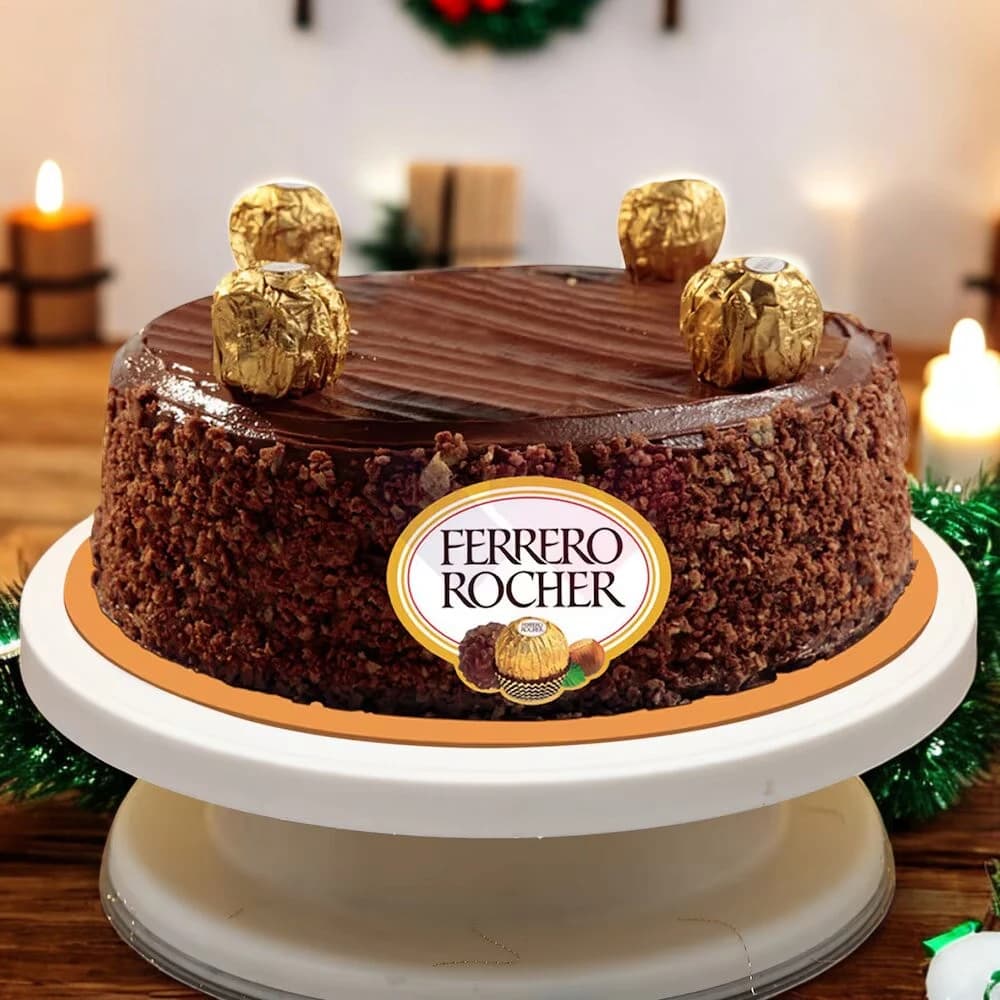 Tempting Ferrero Rocher Cake view 1