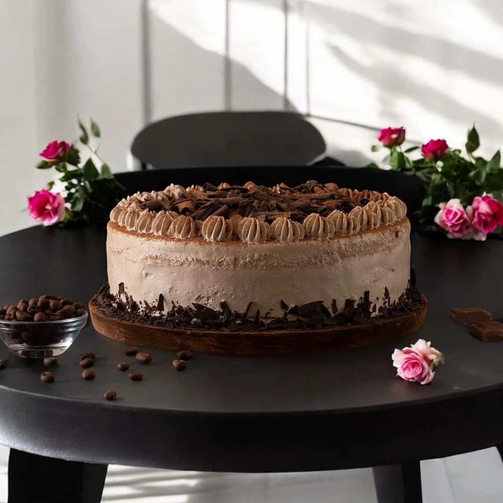 Chocolate Drizzled Cake view 1