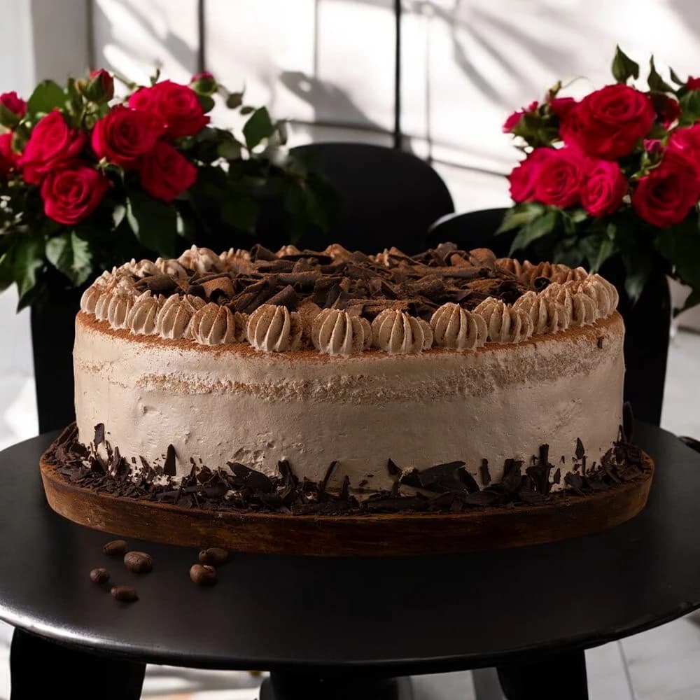 Chocolate Drizzled Cake view 4