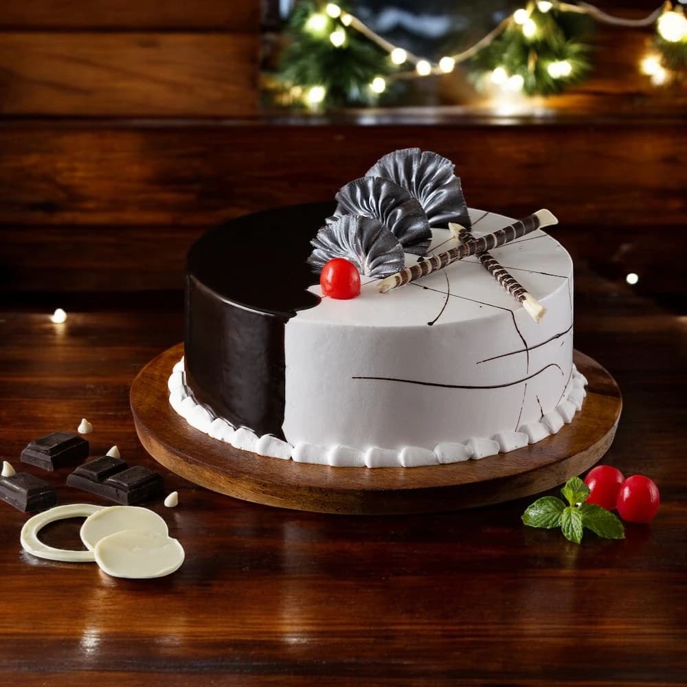 Choco Vanilla Cream Cake