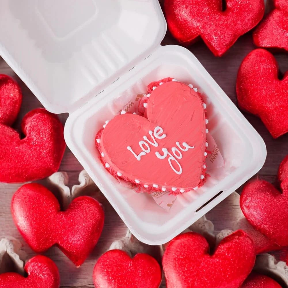 Love You Mini Vanilla Cake 300 Gm