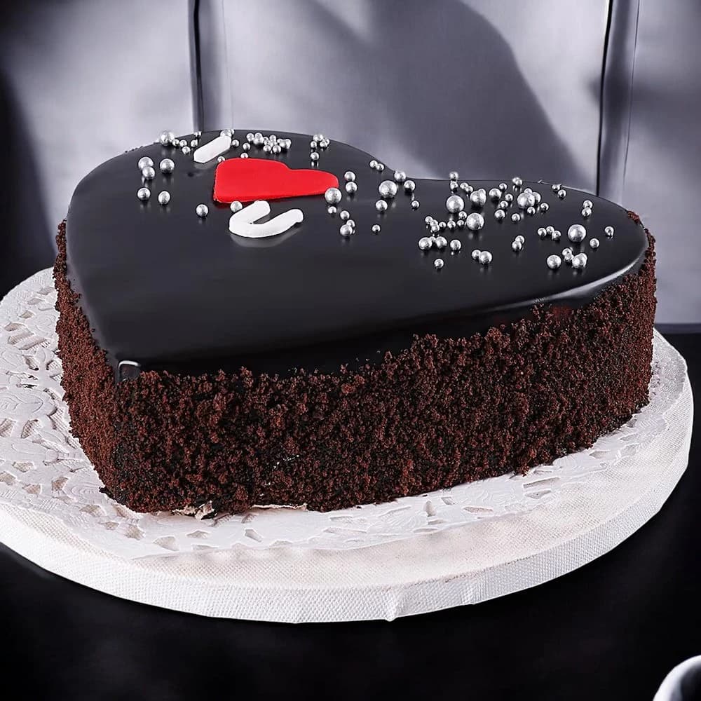 Love Truffle Heart Shape Cake view 1