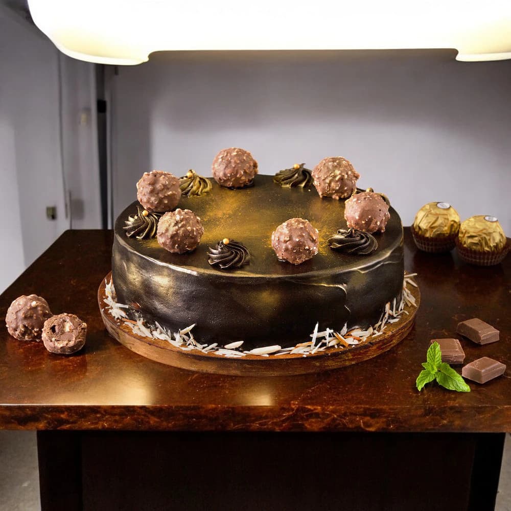 Ferrero Rocher Delectable Truffle Cake view 1