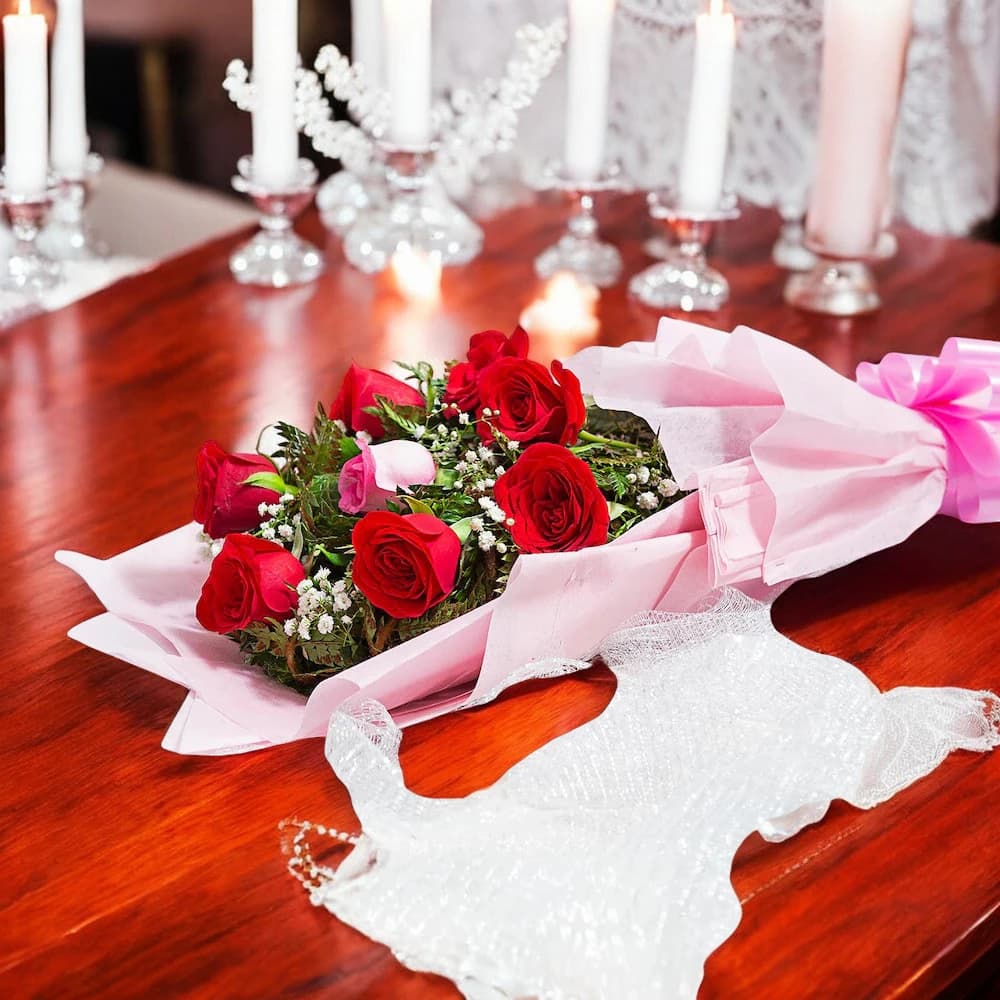 Splendid Love Roses Bouquet view 1