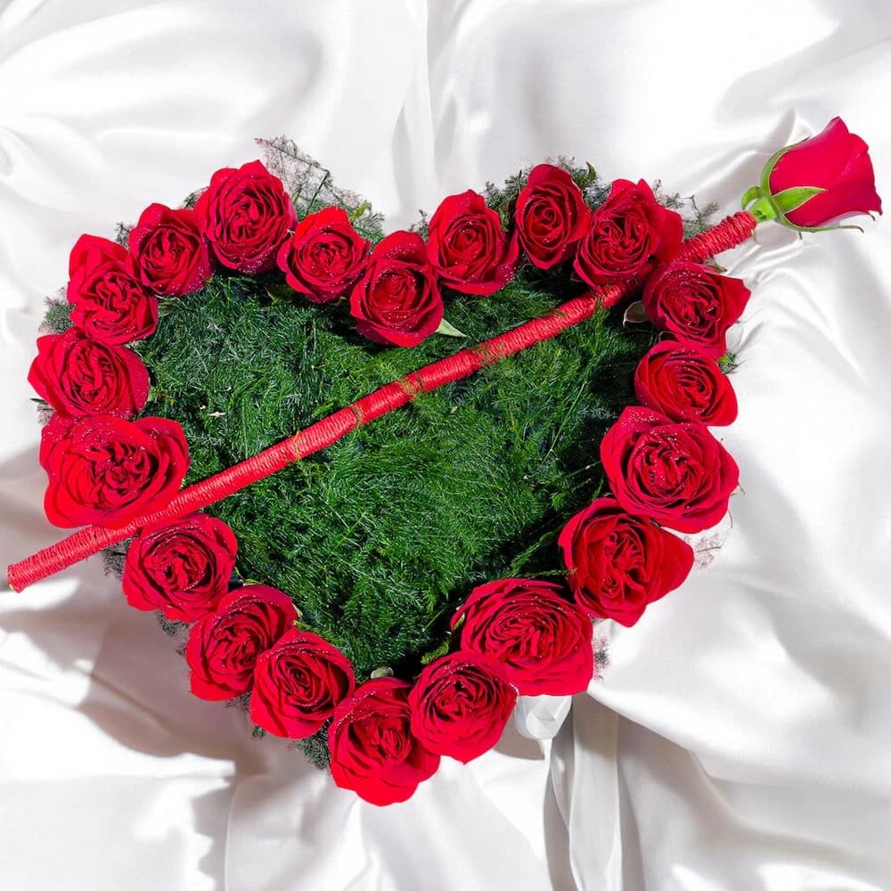 Rose In The Heart Arrangement