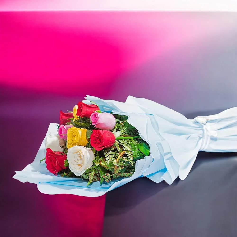 Glittery Love Roses Bouquet view 2