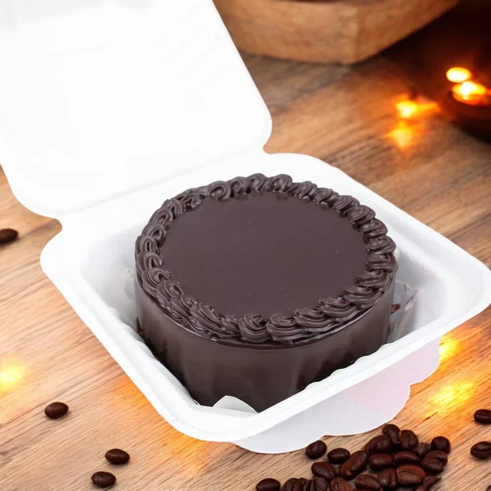Mini Chocolate Round Shape Cake view 1