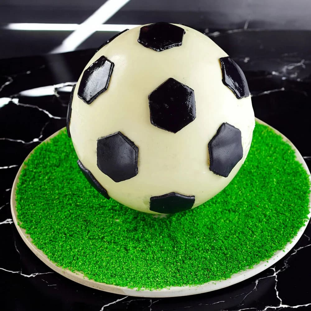 Football Pinata Cake