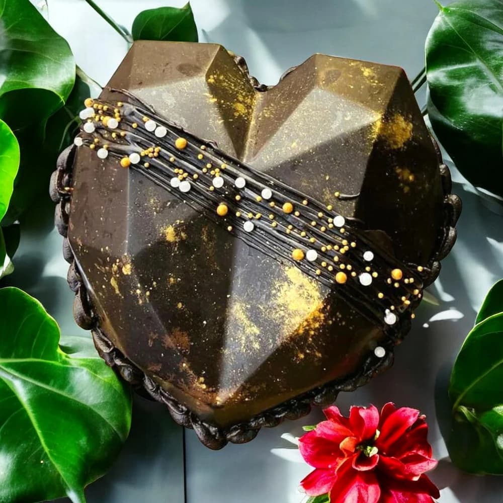 Sparkling Chocolate Pinata Cake