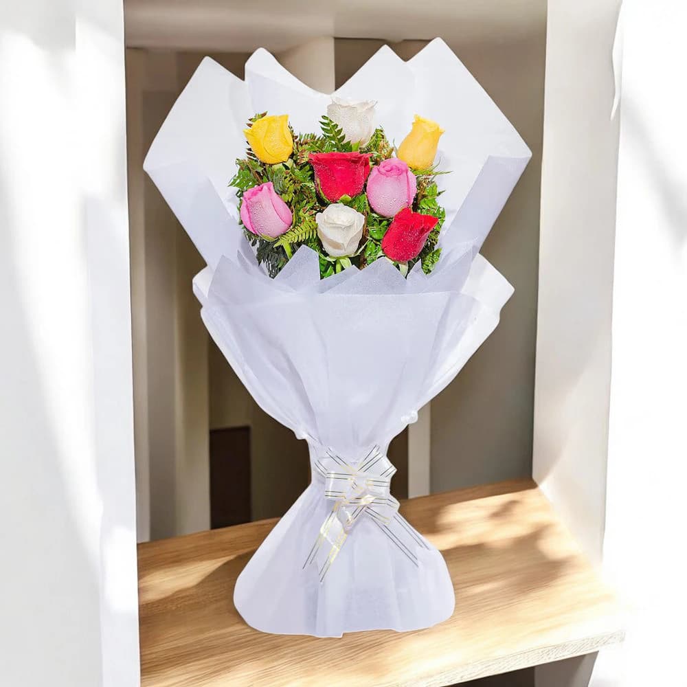 Charming Roses And Truffle Choco Cake Combo view 1