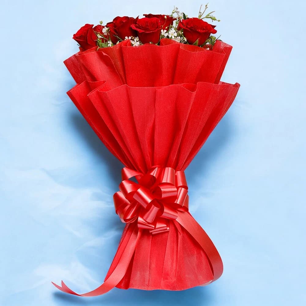 Red Roses With Chocolates view 1