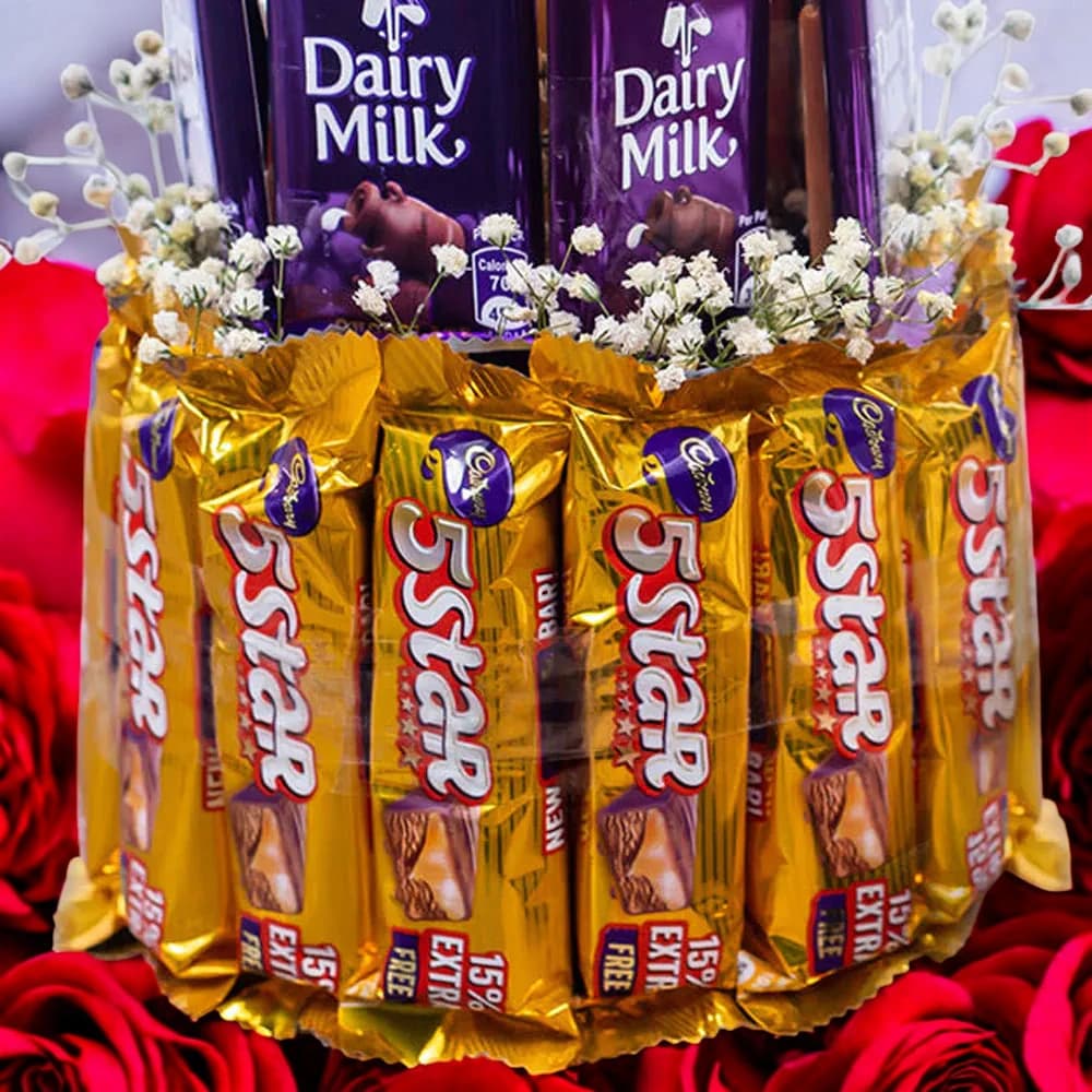 Two Layer Assorted Chocolate Arrangement view 1