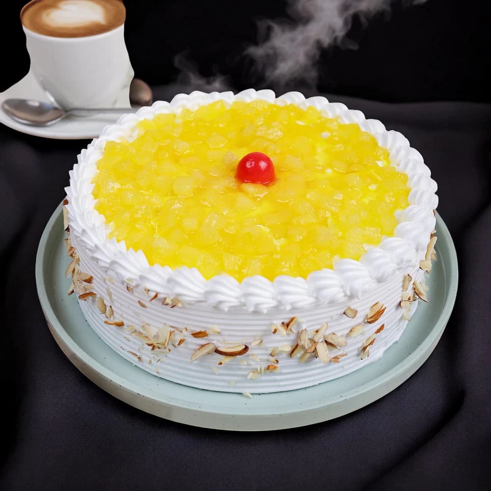 Fresh Pineapple Cream Cake