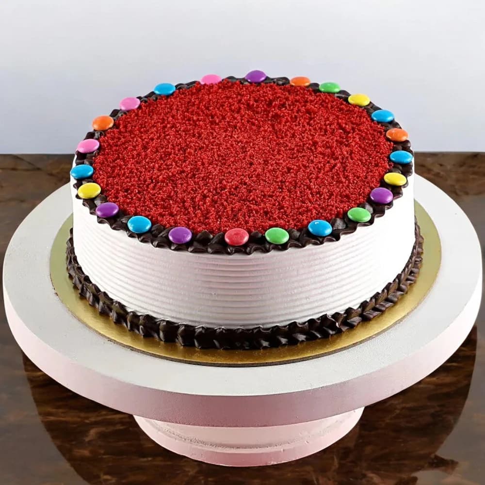 Red Velvet Gems Cake