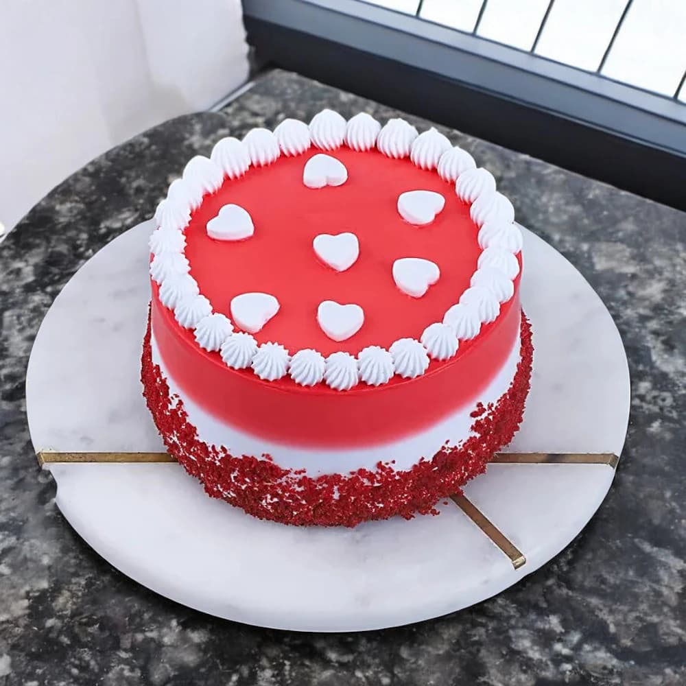 Red Velvet Romantic Bento Cake