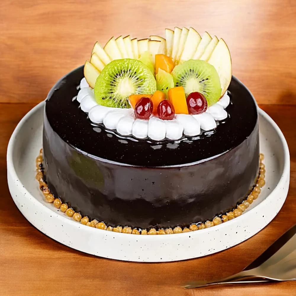 Fruit Chocolate Cake