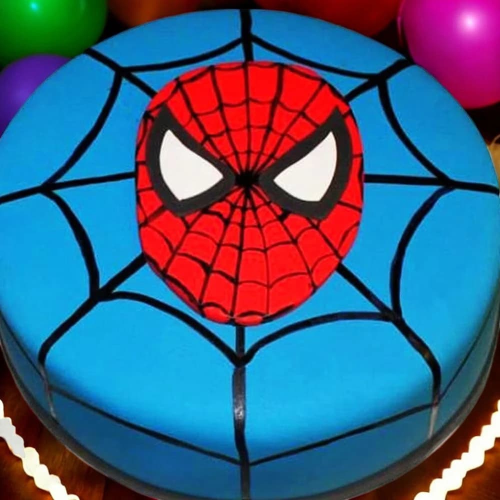 Spiderman Cake view 2