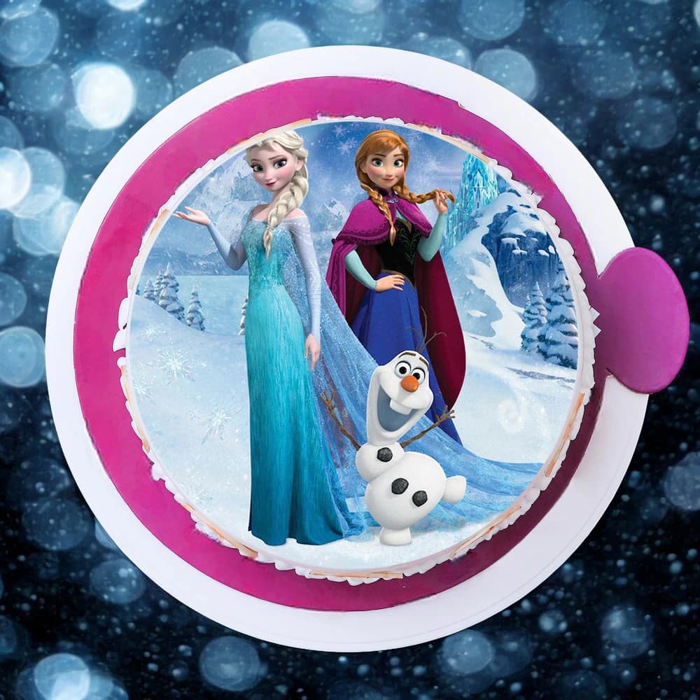 Frozon Poster Cake view 1