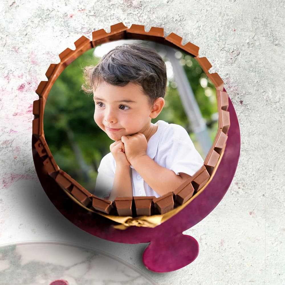 Kitkat Photo Cake view 2