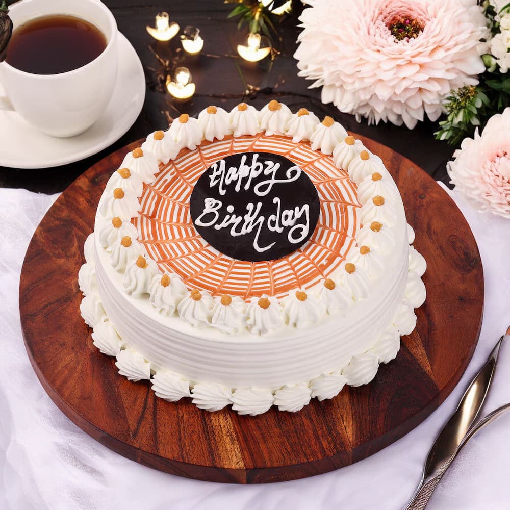Rich Butterscotch Birthday Cake